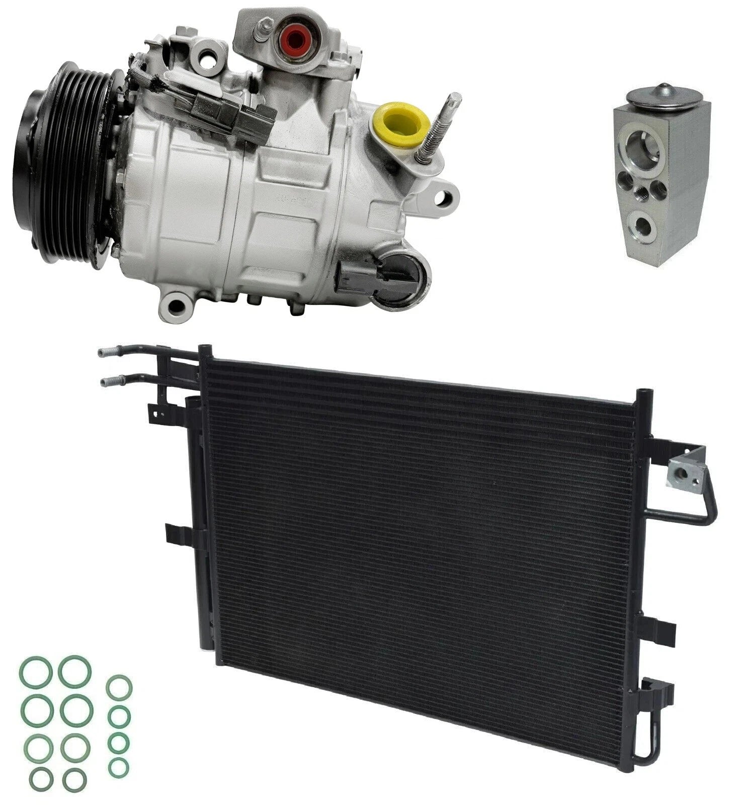 A/C Compressor Kit with Condenser for Ford Explorer 3.5L (2016–2016)