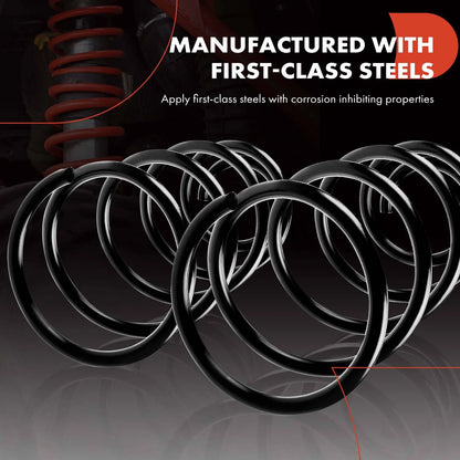2X Front Coil Springs for Chevrolet Malibu (1974–1976)