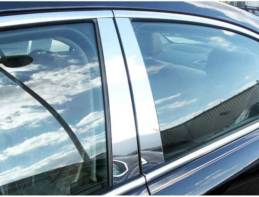 4pc. Luxury FX Chrome Pillar Post Trim for 2007-2009 Saturn Aura
