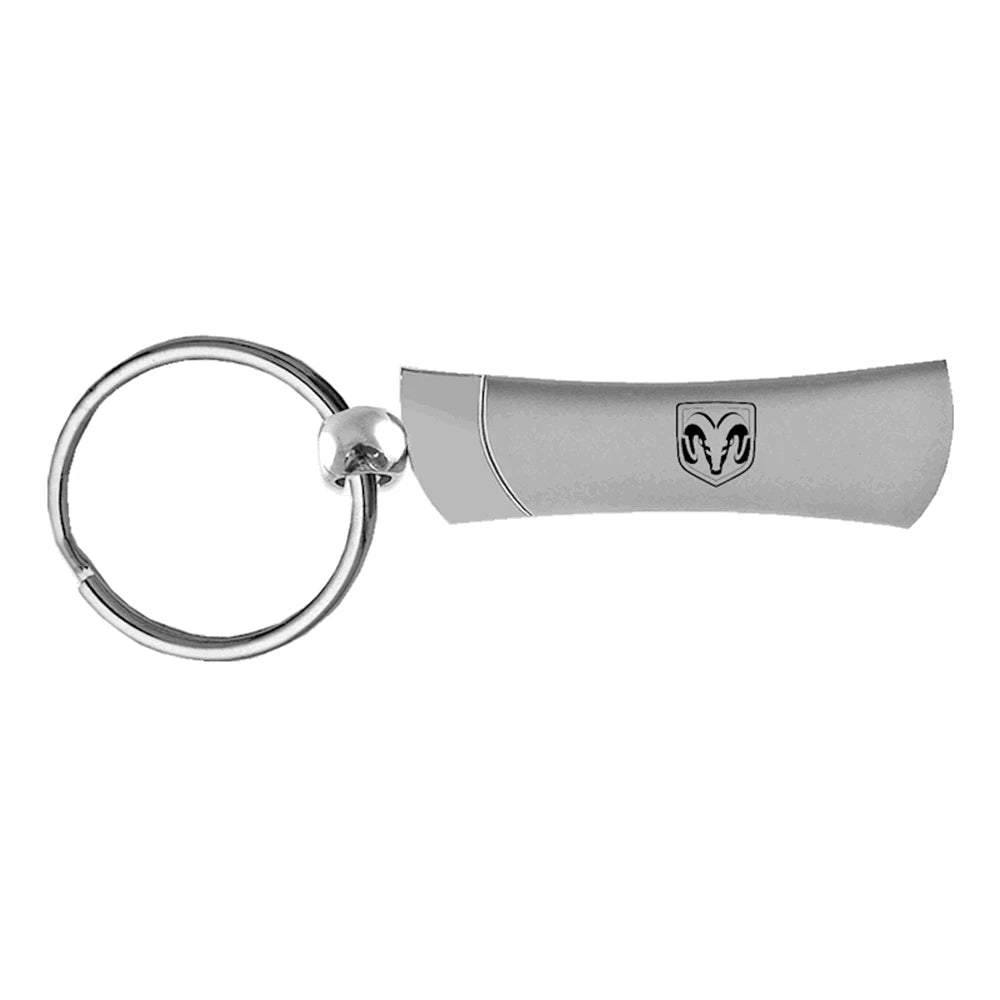 Head Logo on Chrome Blade Keychain - Officially Licensed for Dodge RAM