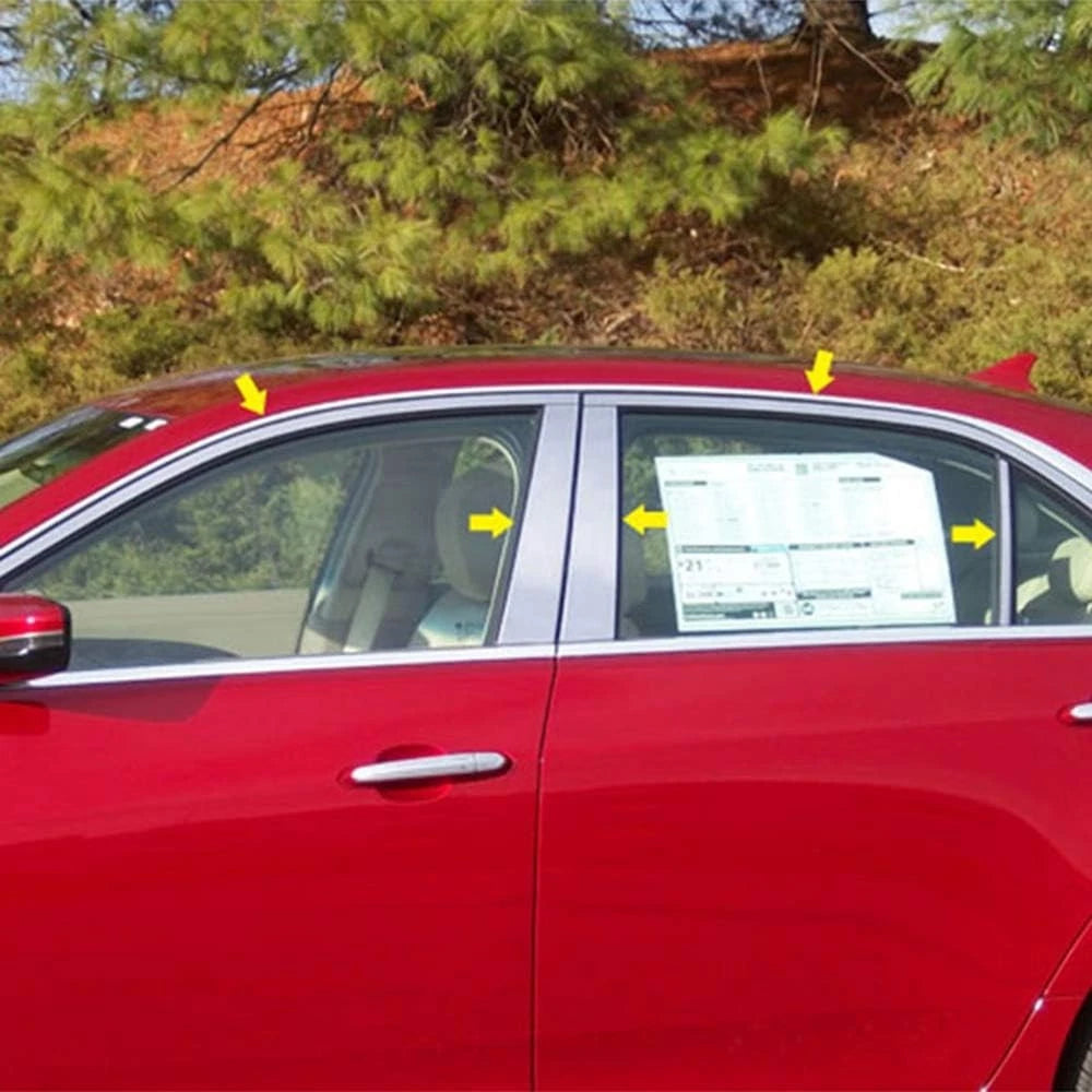 Chrome Window Package with Luxury FX for Cadillac CTS (2014–2019)