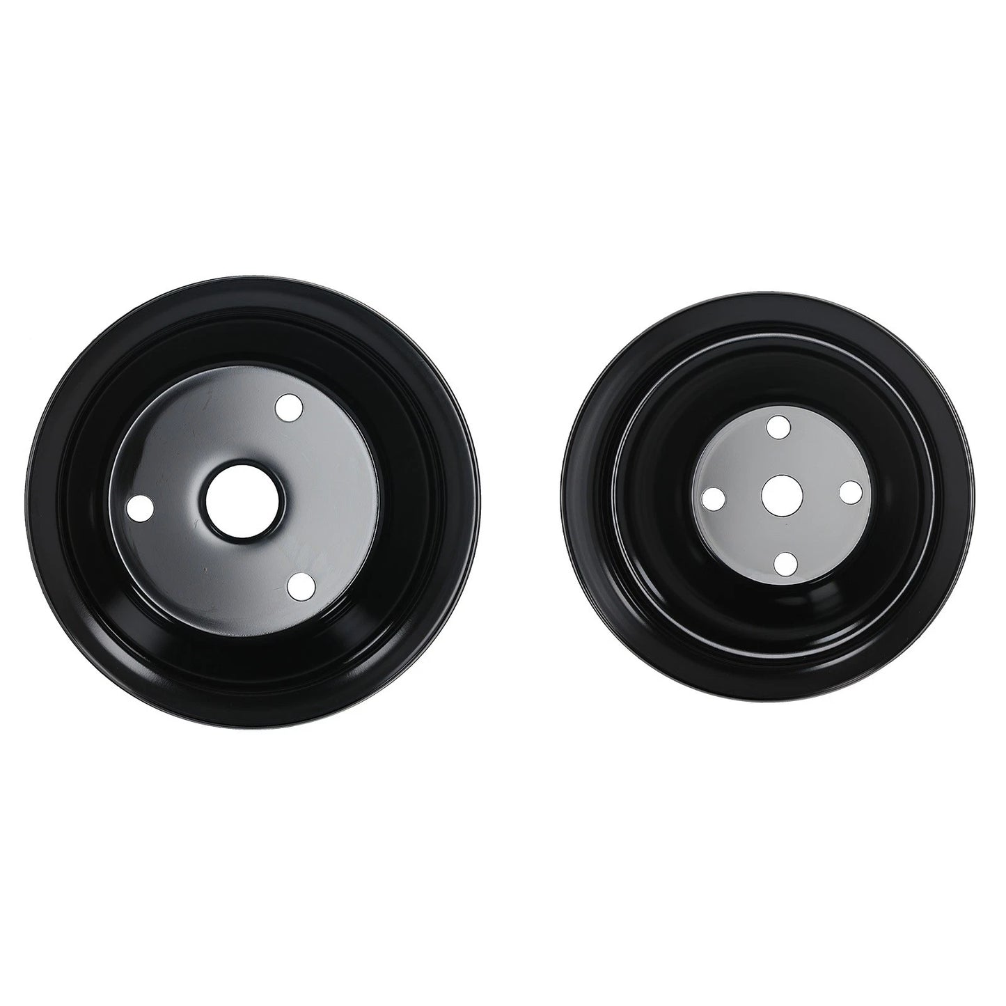 Long Water Pump & Crankshaft Pulley for Chevrolet Small Block (SBC) 1955-1970