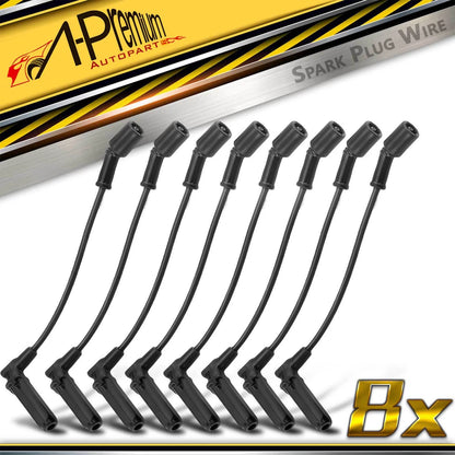 8x Spark Plug Wire Set for Chevy Silverado 3500 (2001–2006)