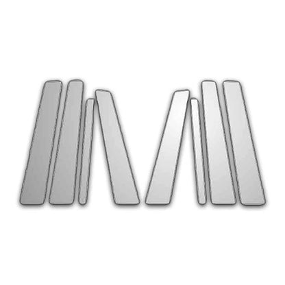 Chrome Pillar Post Covers 8Pc Replacement for Mercedes GL (2007–2012)