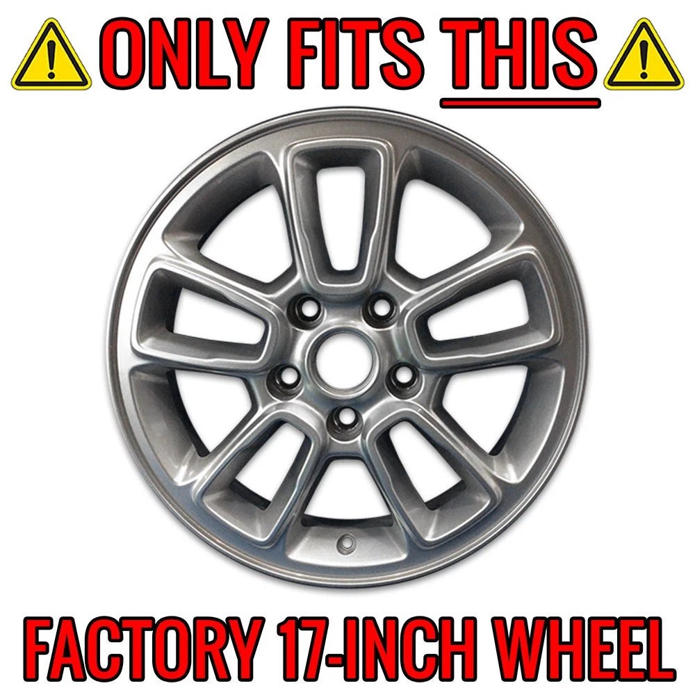 17 Inch Gloss Black Wheel Covers for 2018–2019 Jeep Grand Cherokee Laredo