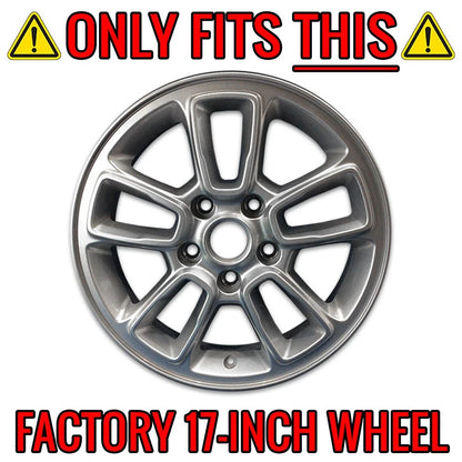 17 Inch Gloss Black Wheel Covers for 2018–2019 Jeep Grand Cherokee Laredo