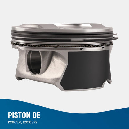 3.6L Engine Pistons and Rings Kit for GMC Acadia Chevy Traverse (2009–2015)