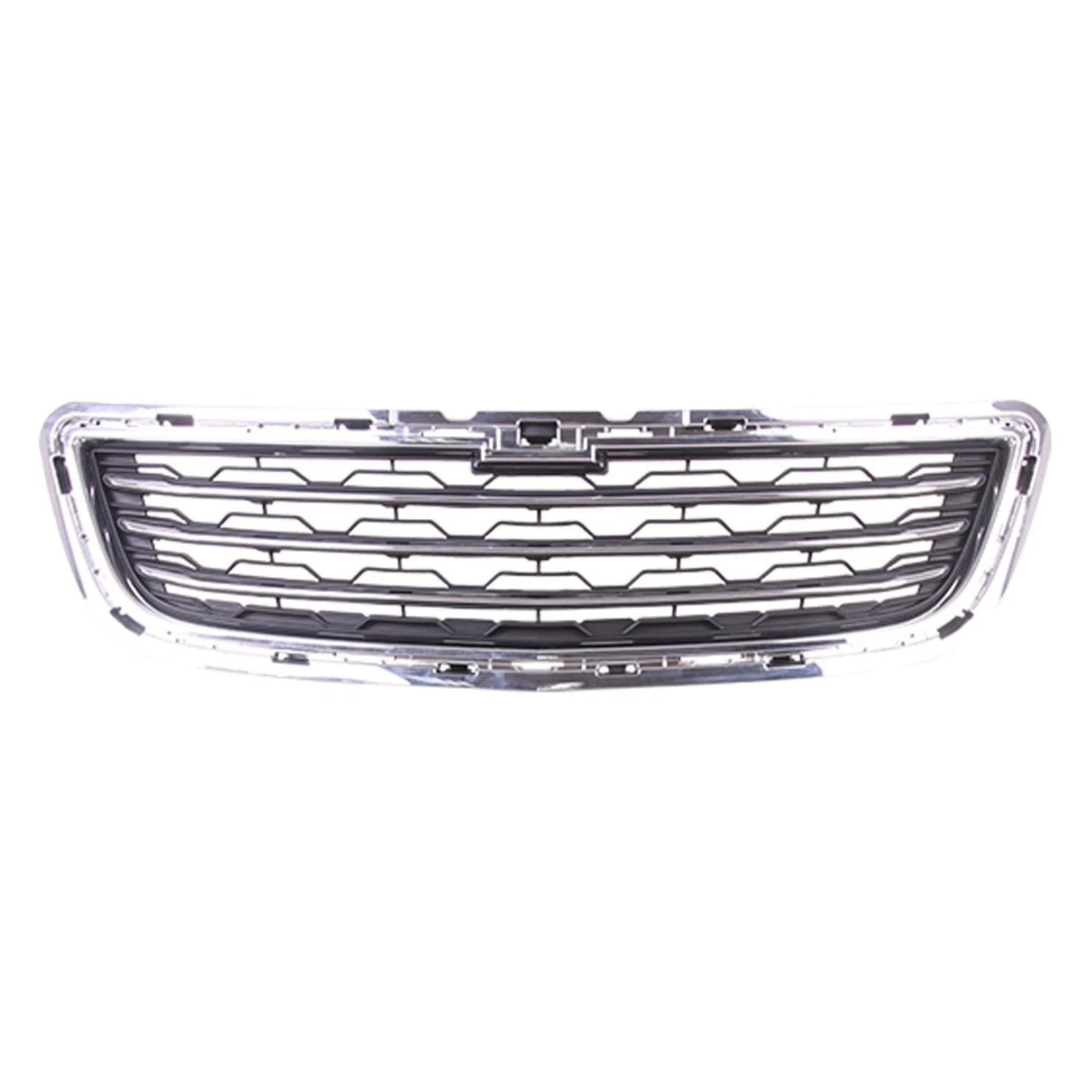 Replacement Black Chrome Polypropylene Front Lower Grille for 2015-16 Chevy Trax