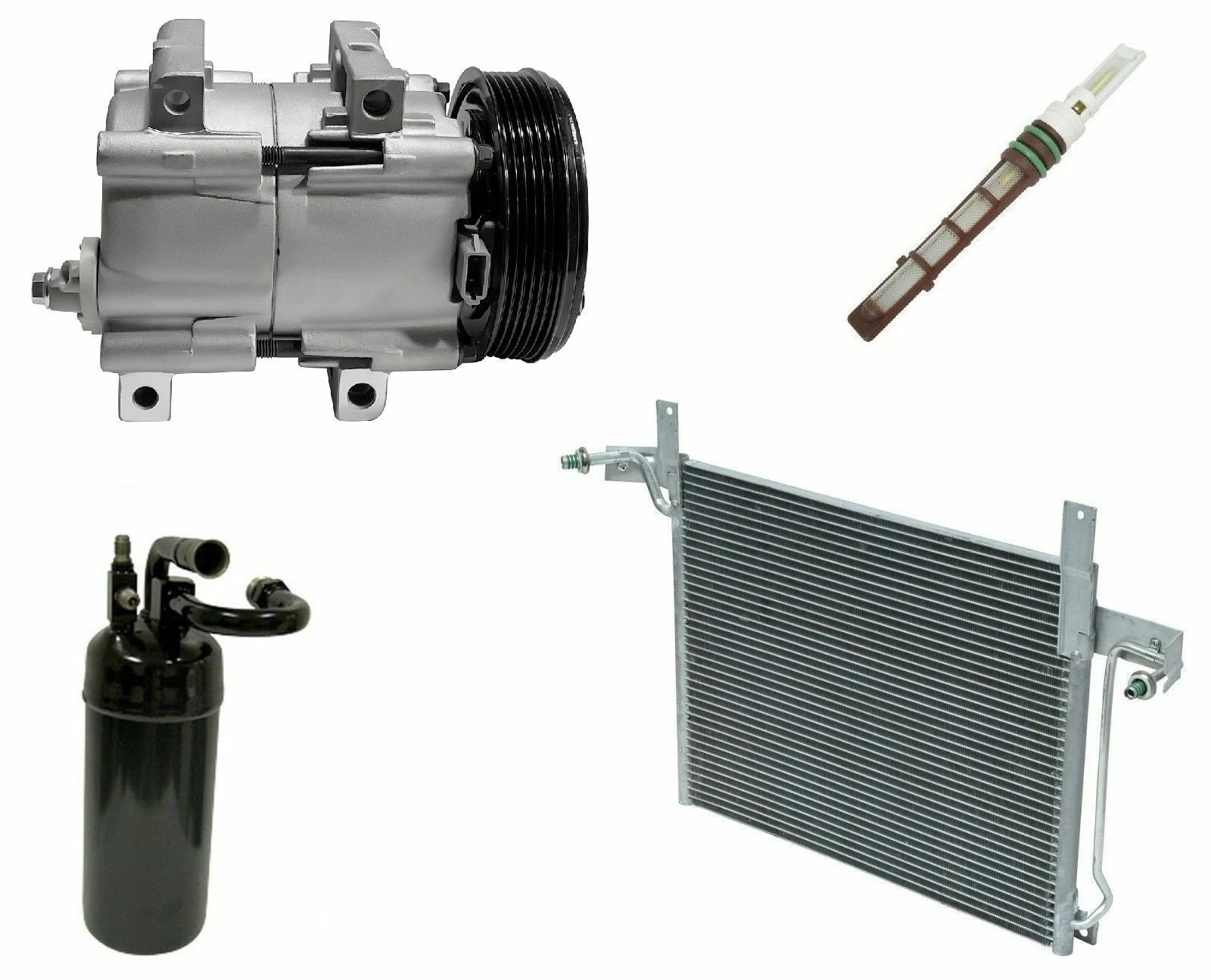AC Compressor Kit with Condenser for Ford Explorer 4.0L (1991–1992)