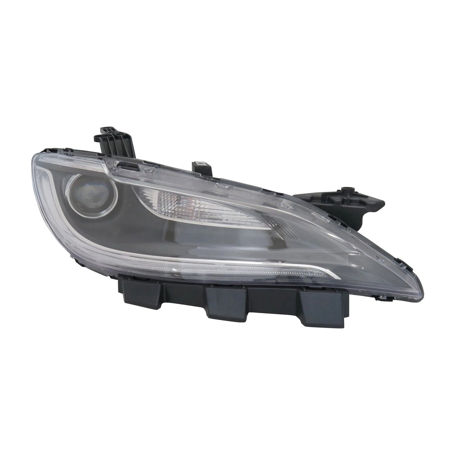 Replacement Passenger Halogen Headlight Assembly w/LED Daytime Running Lamps