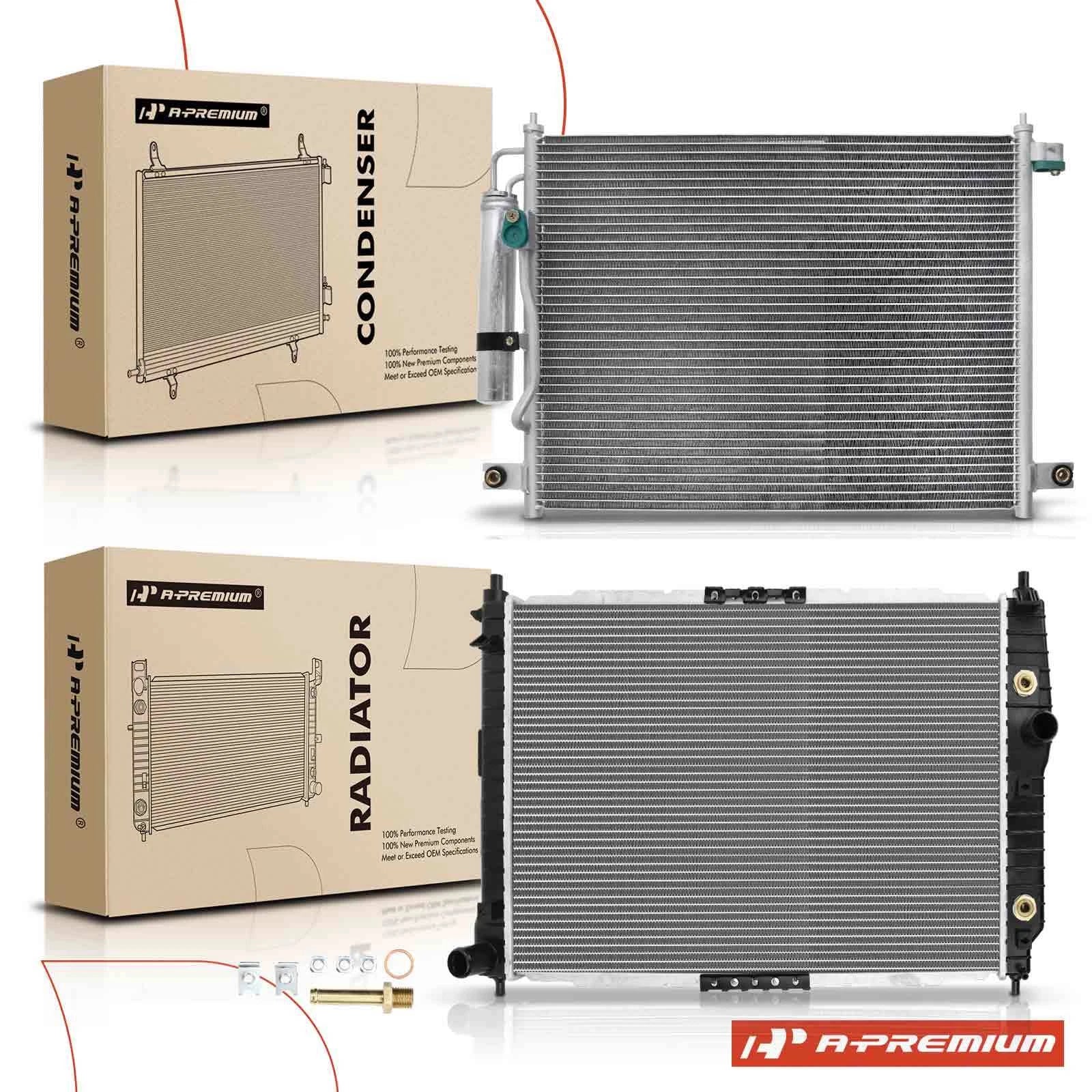 2X Radiator & AC Condenser Cooling Kit for Chevy Aveo5 (2004–2011)