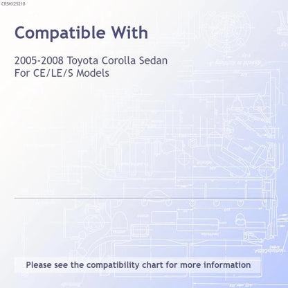 Front Bumper Impact Absorber Replacement Expanded Polypropylene for Honda (2001–2005)