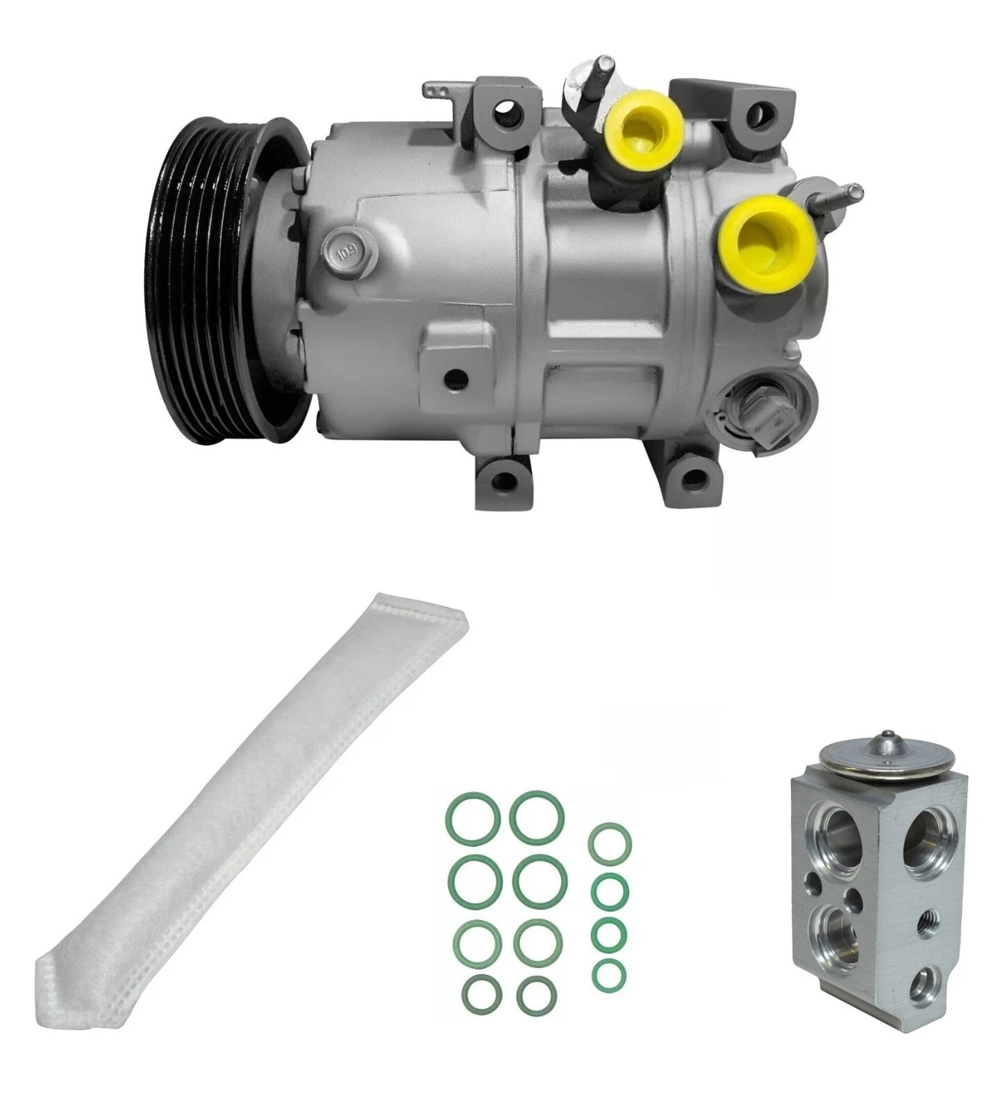 A C Compressor Kit with Condenser for Hyundai Sonata 2.0L (2011–2014)