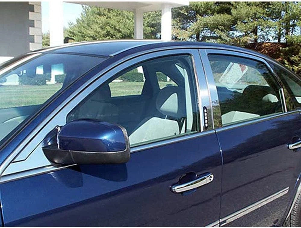 10p Luxury FX Chrome Window Package w/Keyless Entry for 08-09 Ford Taurus