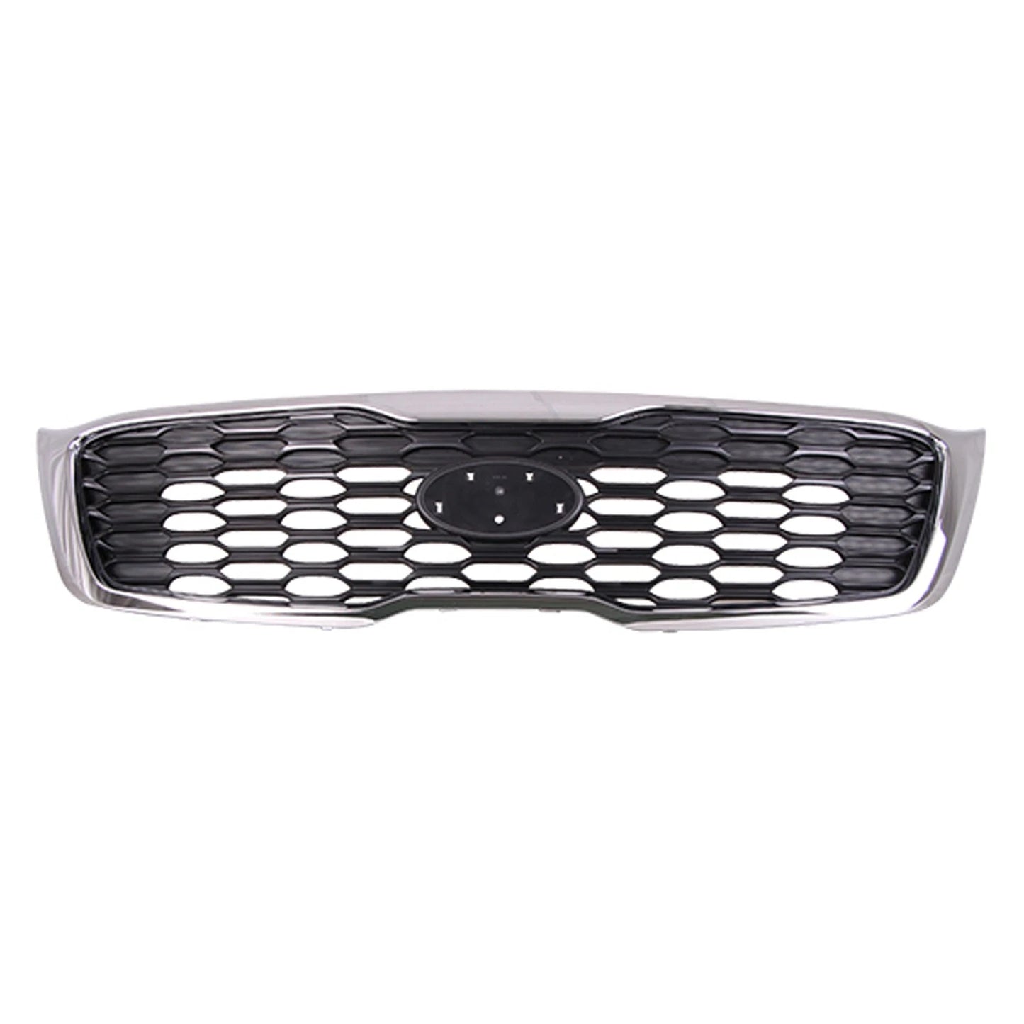 Replacement Black Chrome/Matte ABS Front Grille For 2019-2020 Kia Sorento