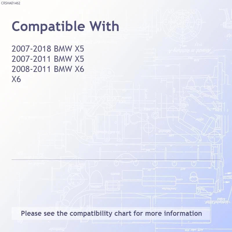A/C Condenser Replacement for 2007–2018 BMW X5 Rear Repair Part