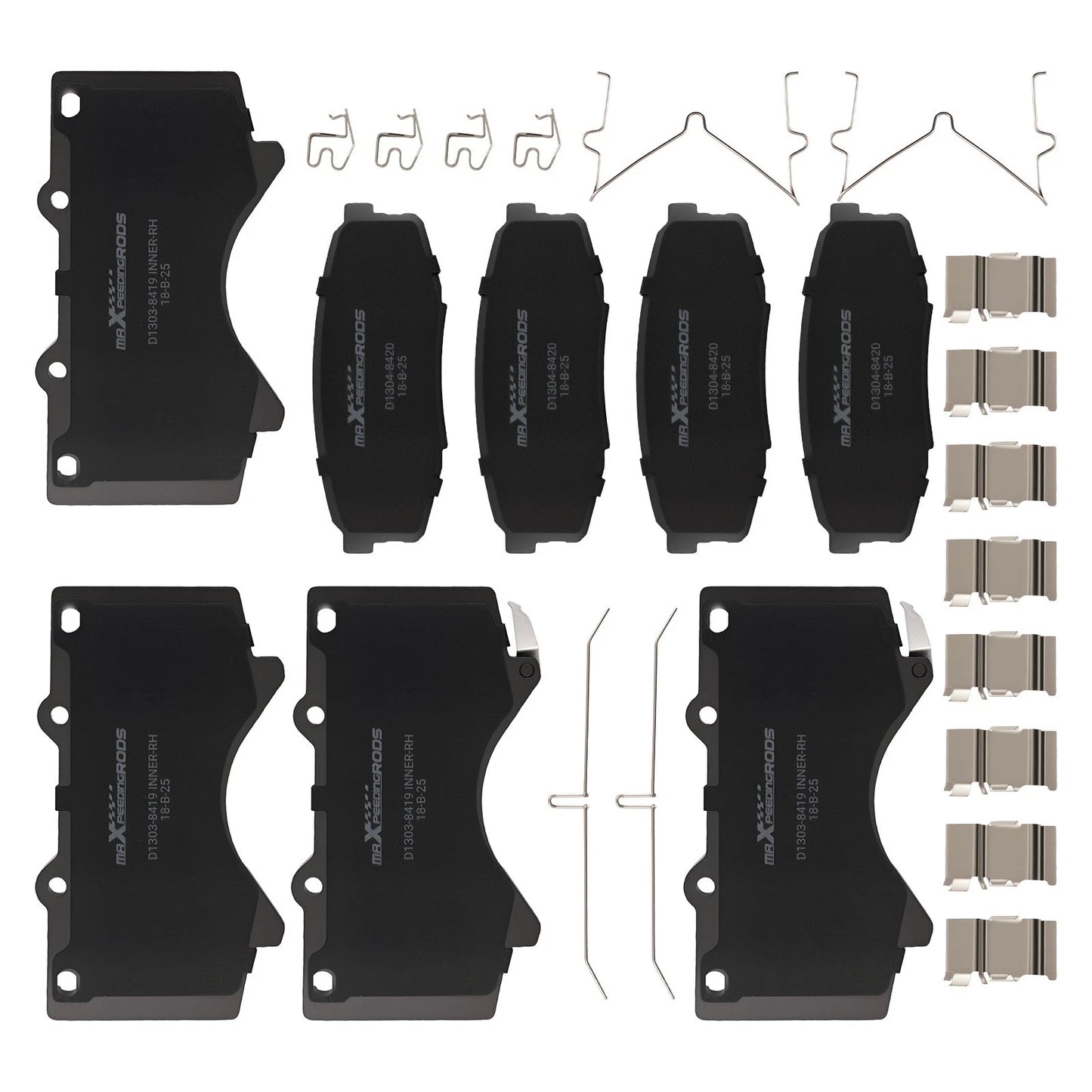 Complete Ceramic Brake Set for Toyota Tundra Sequoia (2008–2021)