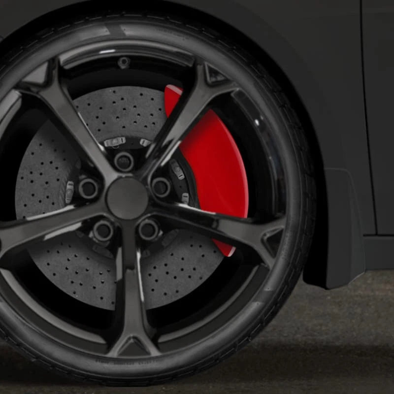 Classic Red MGP Caliper Covers Set of 4 for 2020 Kia Cadenza