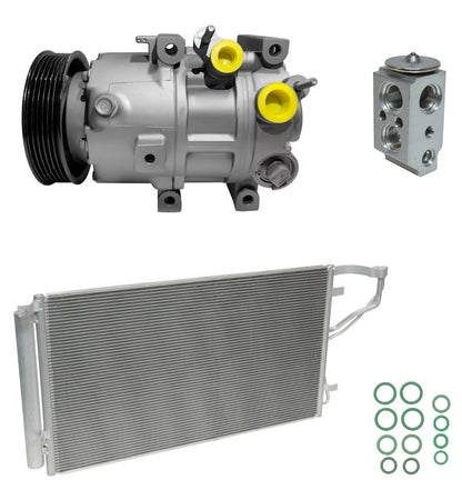 A C Compressor Kit With Condenser for Hyundai Sonata 2.4L (2011–2014)
