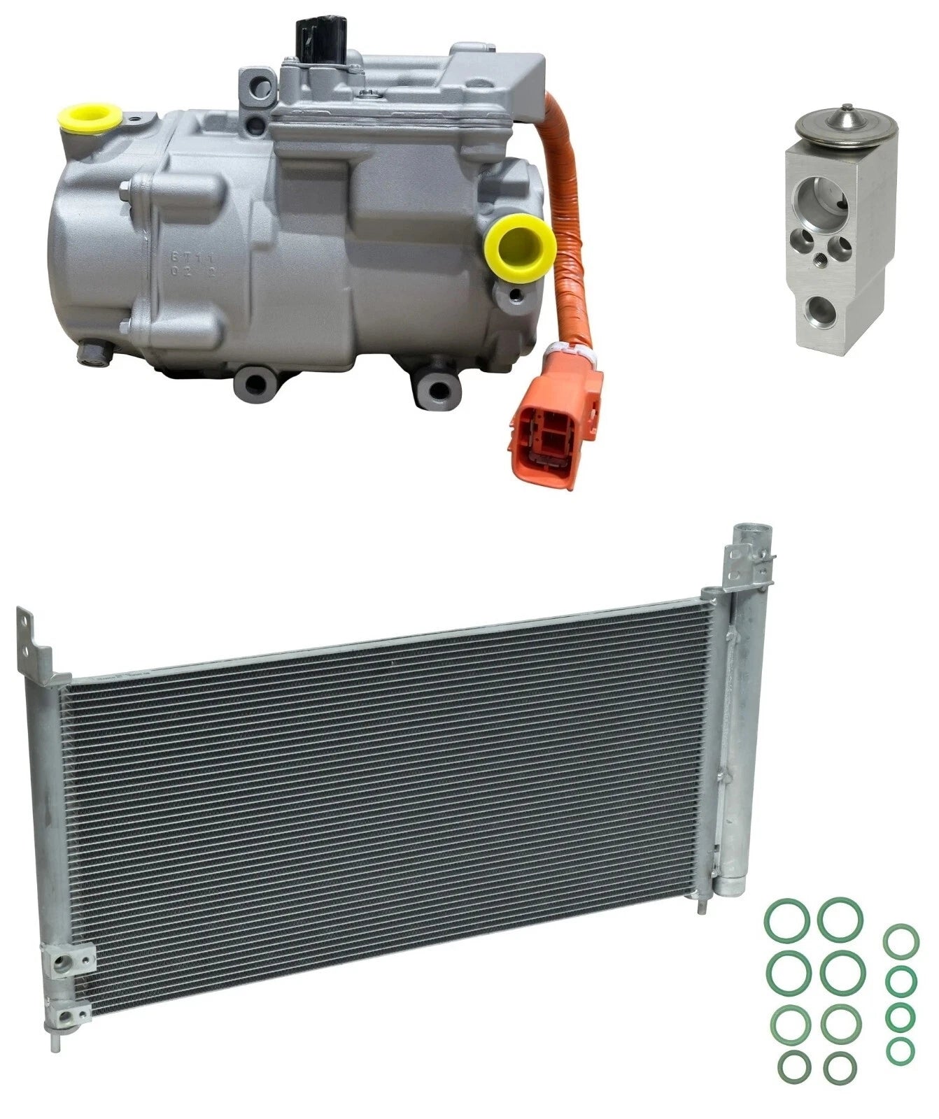 AC Compressor Kit With Condenser for Lexus CT200h 1.8L (2011–2015)