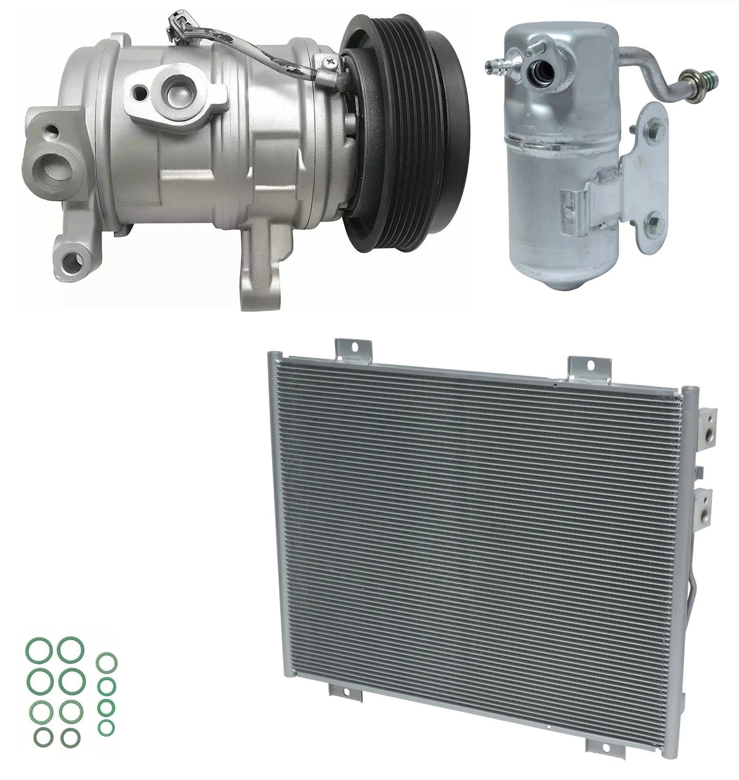 AC Compressor Kit with Condenser for Dodge Dakota 3.7L (2009–2009)