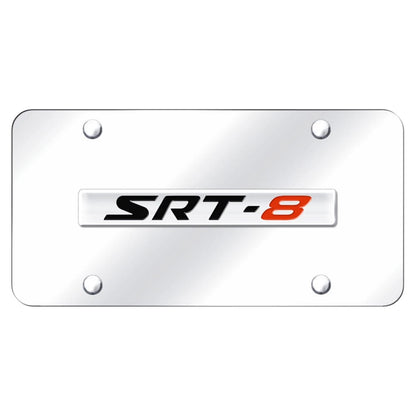 Chrome Name on Chrome License Plate - Officially Licensed for SRT8