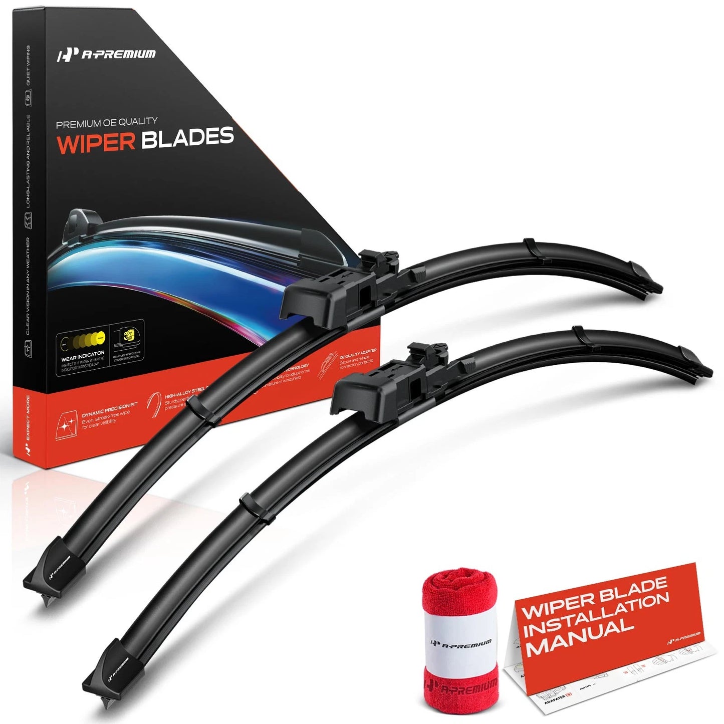 2X 22" Windshield Wiper Blades for Chevy Silverado 1500 (2014–2019)