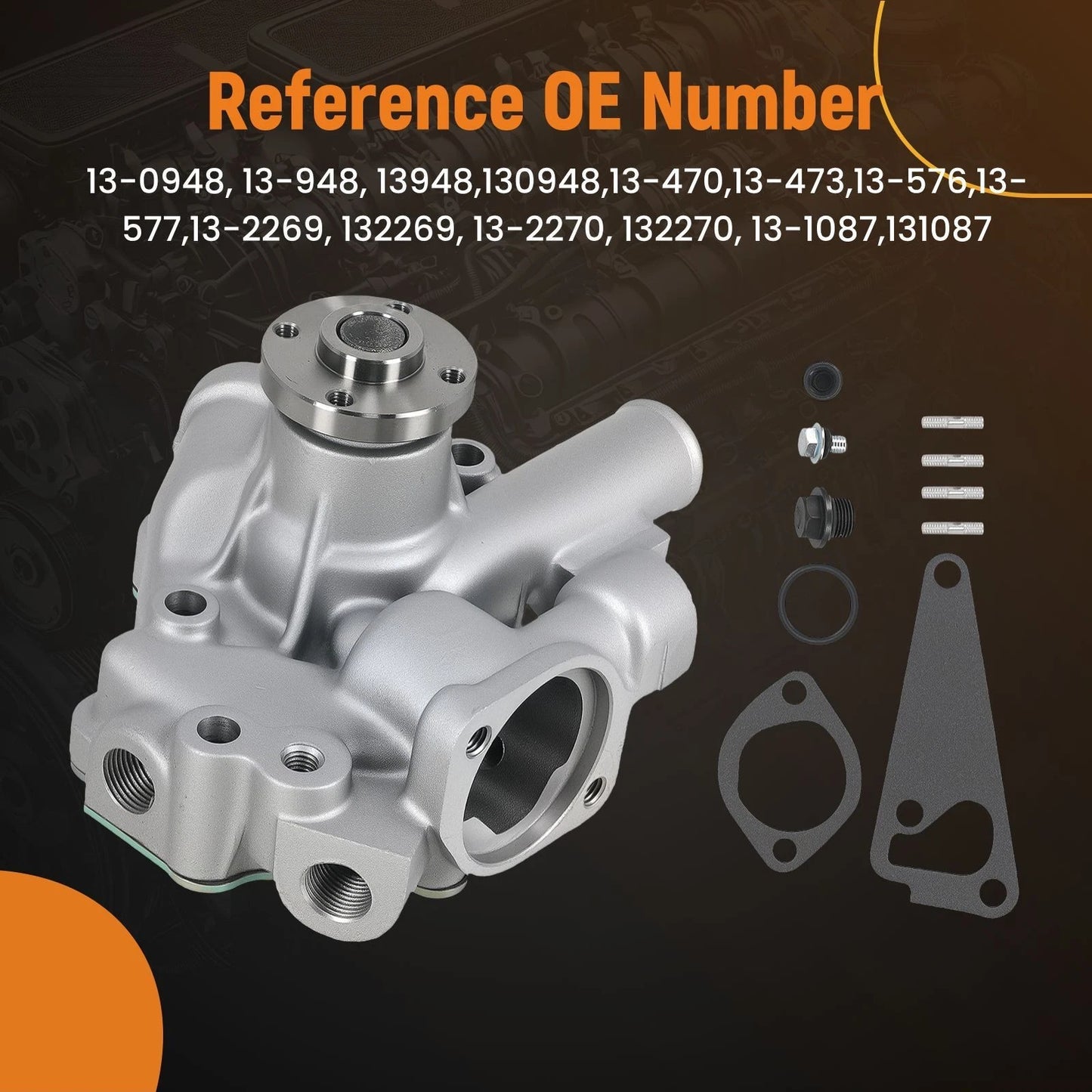 Cooling Water Pump for Komatsu 2D70E-5S-BA (2010–2020)