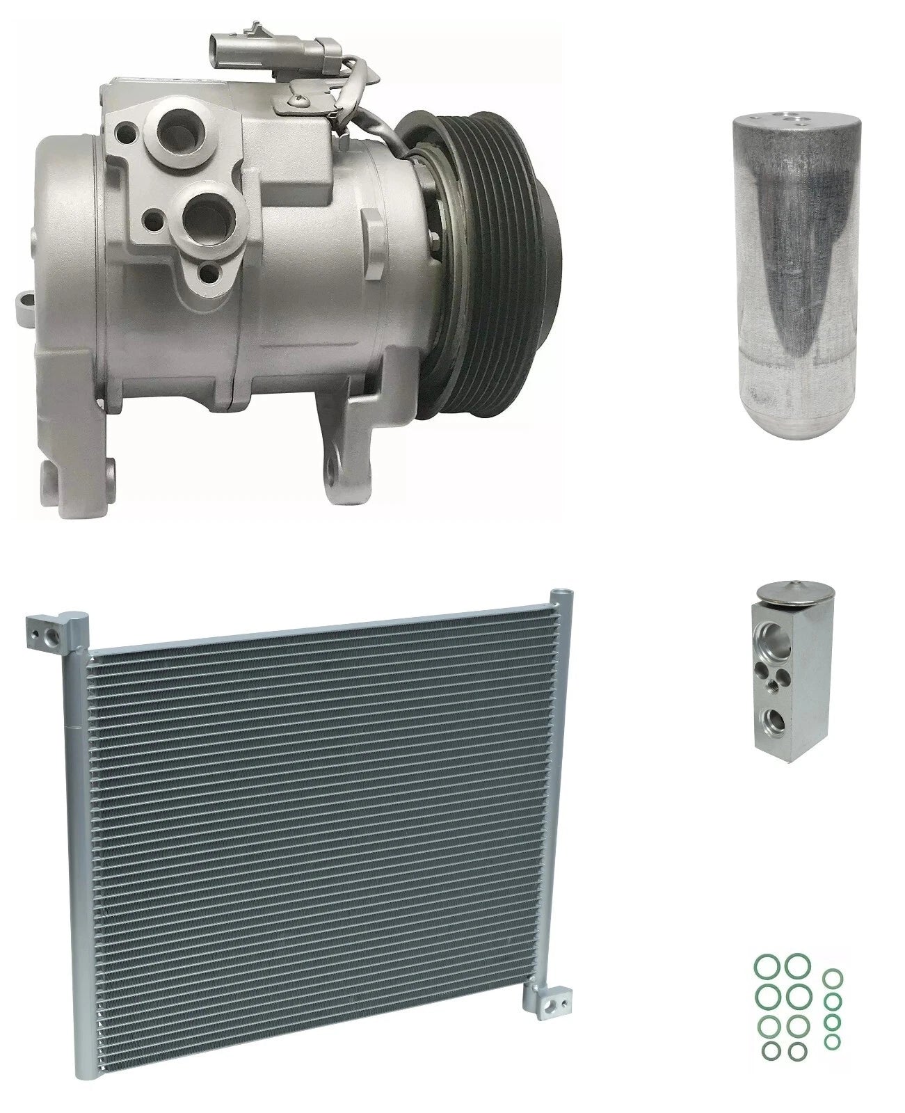 AC Compressor Kit with Condenser for Dodge Durango 5.7L (2006–2006)