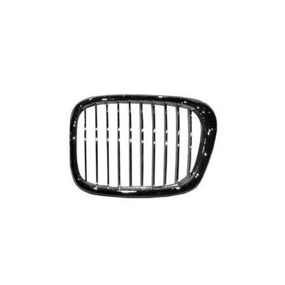 Grille Replacement Chrome Plastic Driver Side for BMW 5 Series (2001–2003)