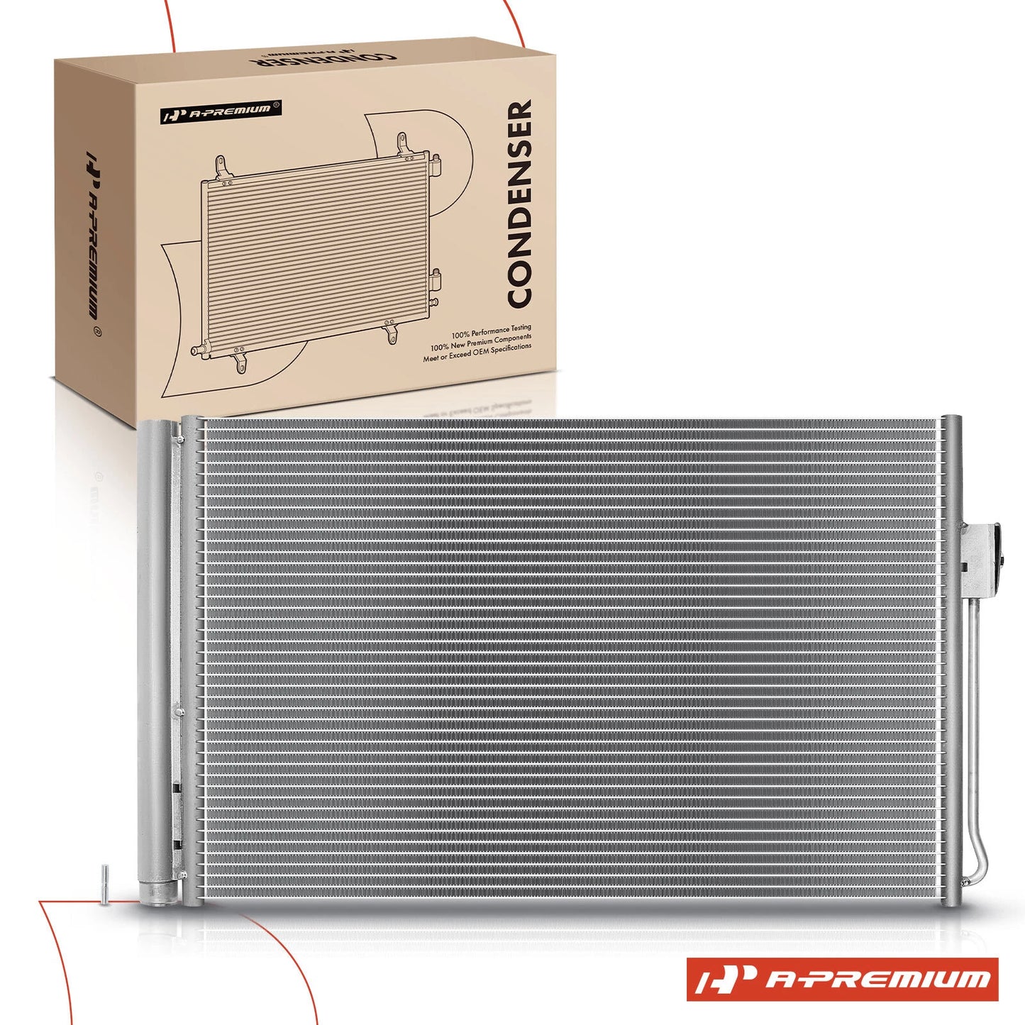 A/C Condenser with Receiver Drier for Cadillac ELR (2014–2016)
