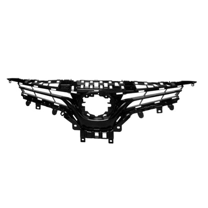 Front Upper Grille Replacement Black Gloss ABS Plastic for Toyota Hilux (2016–2020)