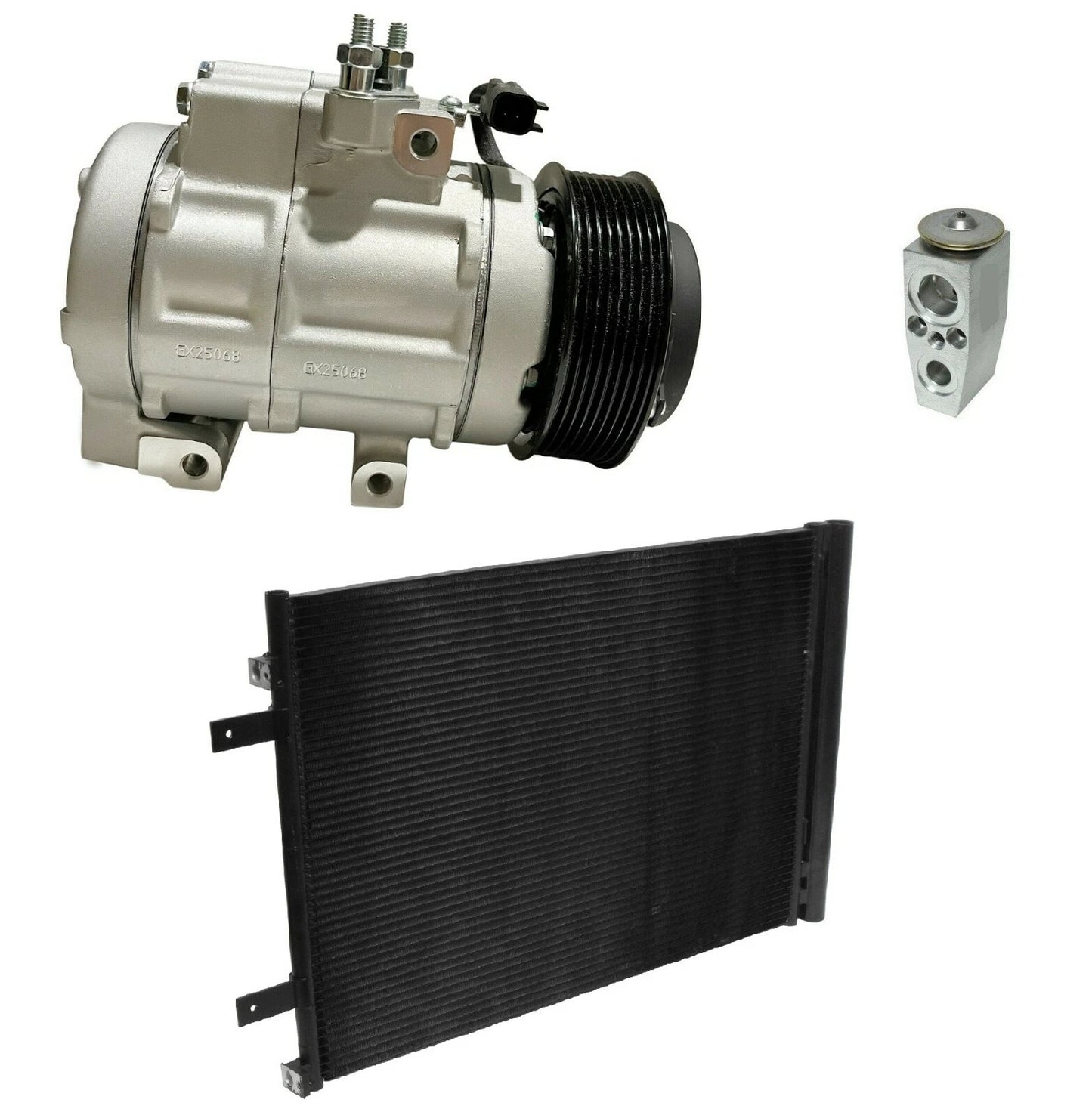 AC Compressor Kit With Condenser for Ford F-450 Super Duty (2011–2017)