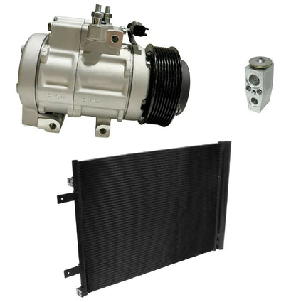 AC Compressor Kit With Condenser for Ford F-450 Super Duty (2011–2017)