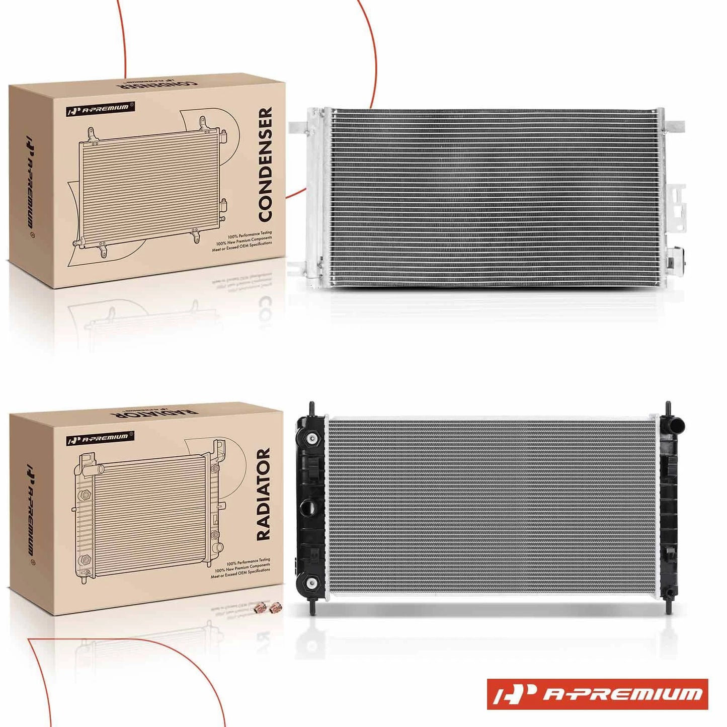 Cooling Kit for Chevrolet Malibu L4 2.2L (2004–2007)