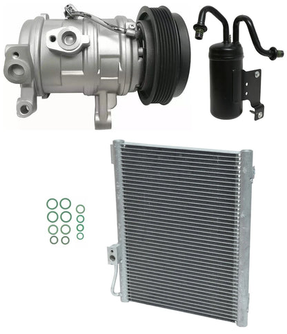 AC Compressor Kit with Condenser for Dodge Ram 1500 4.7L (2008–2008)