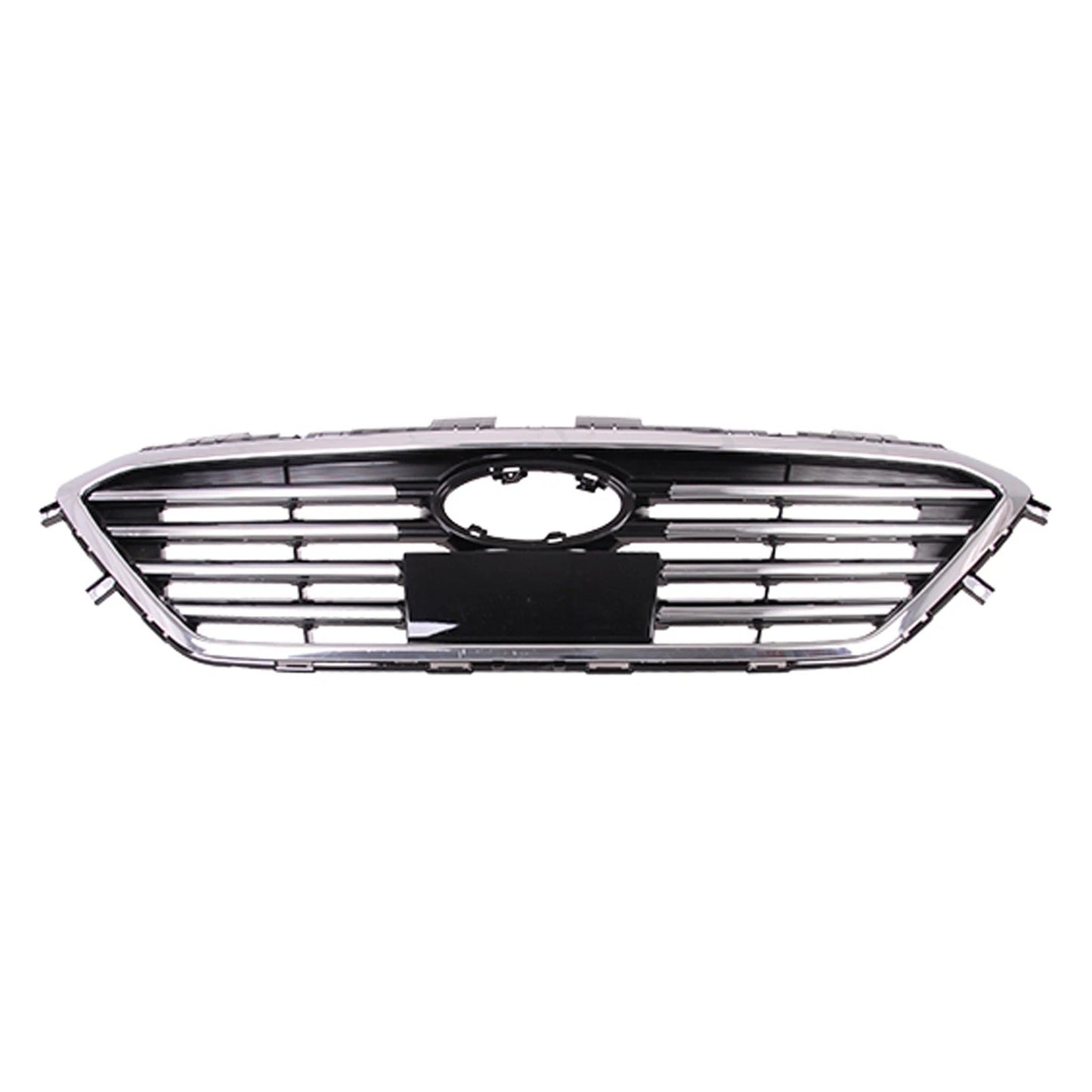 Replacement Chrome Polypropylene Front Grille For 2015-2017 Hyundai Sonata