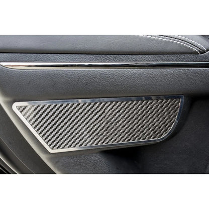 Carbon Fiber Rear Door Badges with Polished Trim for Dodge Charger (2011–2013)