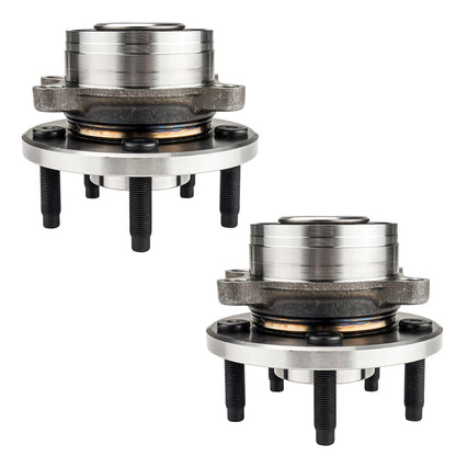 Front and Rear Wheel Hub and Bearing Assembly 2PC for Ford Explorer (2011–2019)
