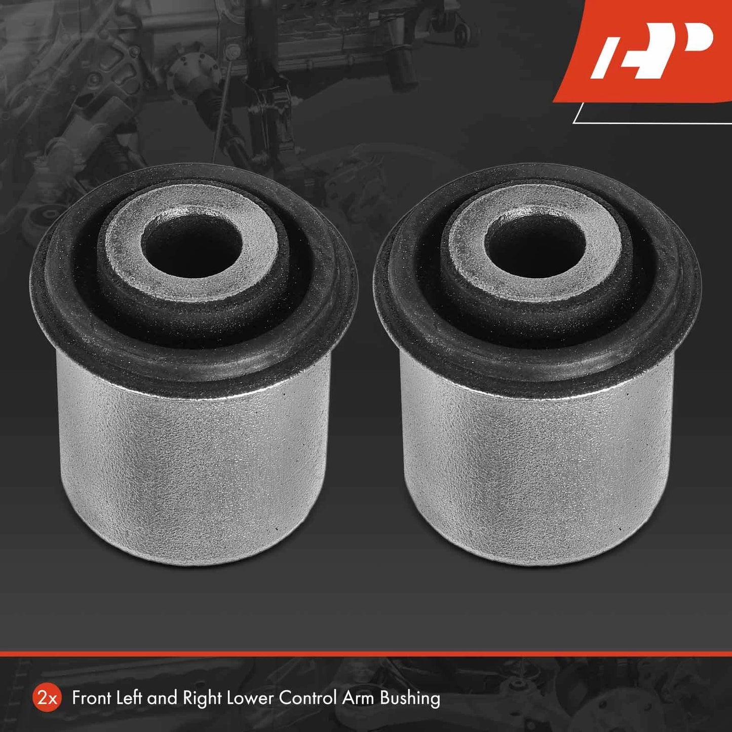 2X Front Lower Control Arm Bushing for Chevy Colorado GMC Canyon (2004–2008)