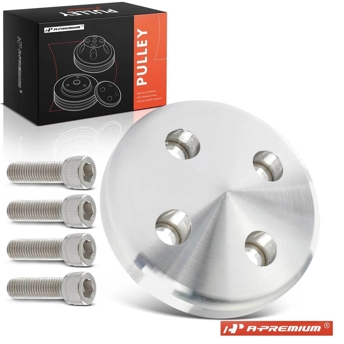 Aluminum Water Pump Nose Cone Pulley Cover for Chevy SBC (1960–2002)