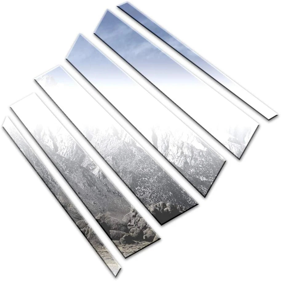 Luxury FX Chrome Pillar Post Trim 6pc for Cadillac Seville (1998–2004)