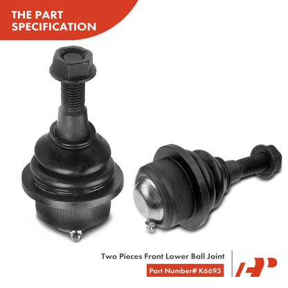 8x Front Tie Rod End Ball Joint for Chevy Silverado 2500 (2001–2004)