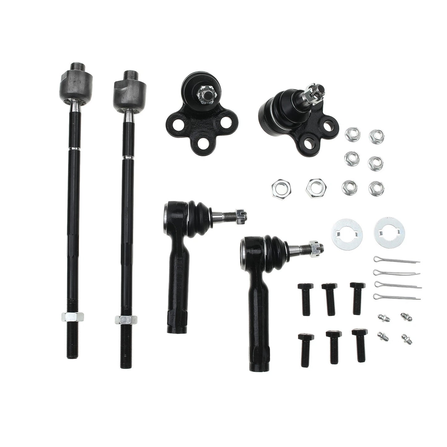 6x Front Inner Outer Tie Rod Ends & Ball Joints for Chevy Olds Pontiac