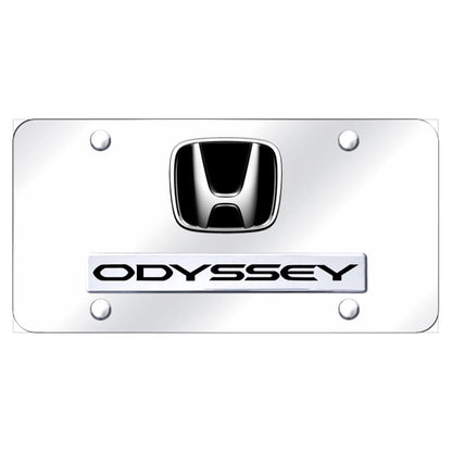 Dual Chrome on Chrome License Plate - Officially Licensed for Honda Odyssey