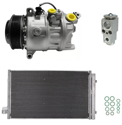 AC Compressor Kit With Condenser for BMW 750i 4.4L V8 Turbo (2016–2016)