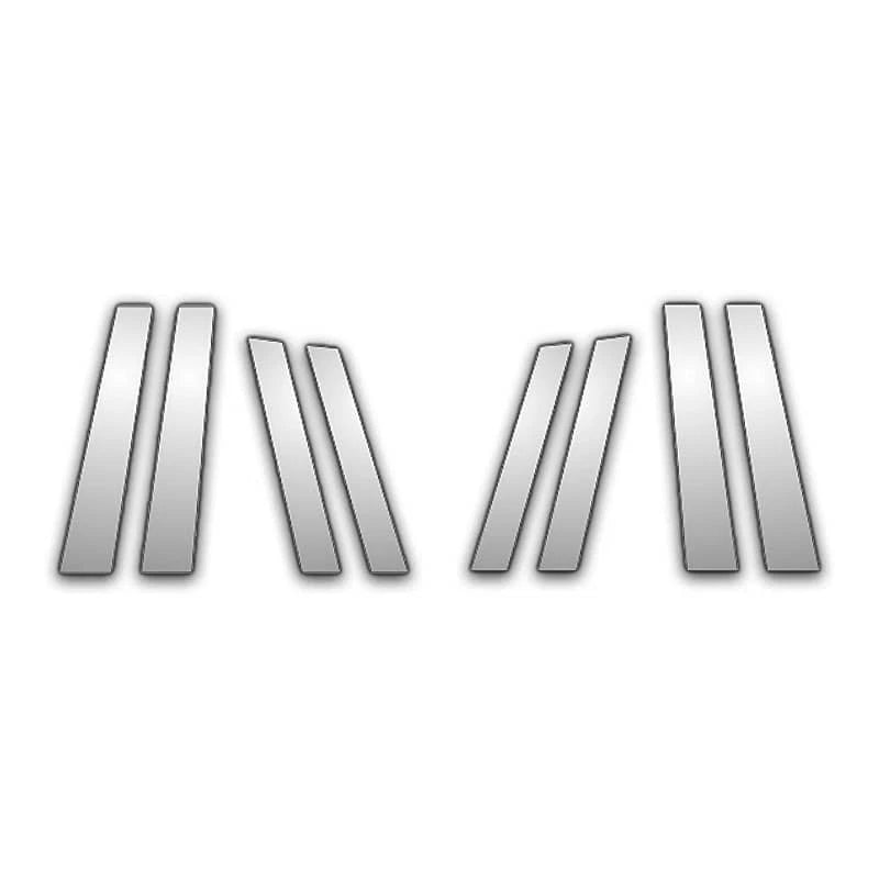 8Pc Chrome Pillar Post Covers for 07-15 Audi Q7 - Upgrade Your Auto P1033