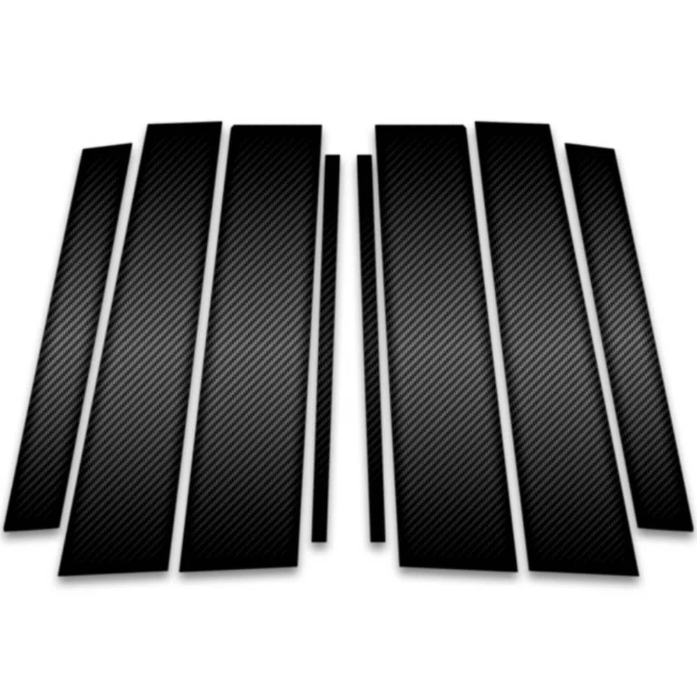 8pc Carbon Fiber Pillar Post Covers for 2020-2023 Toyota Highlander