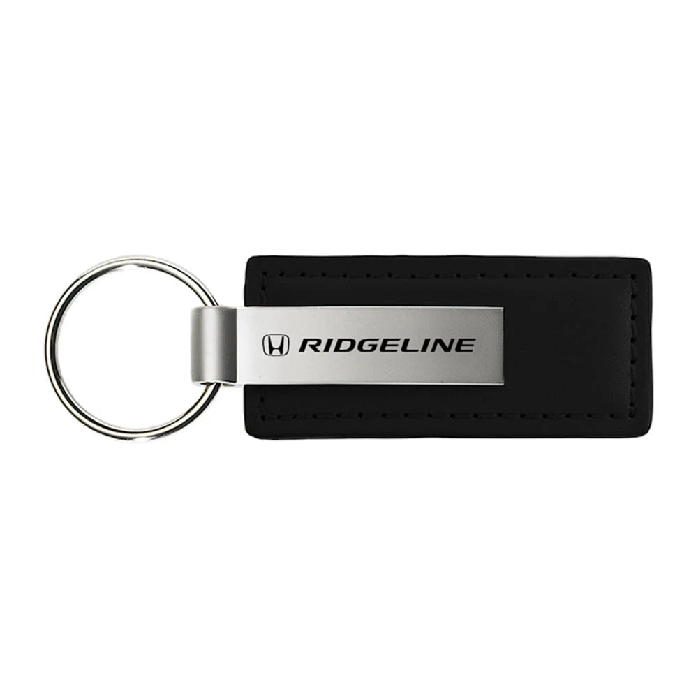 Black Leather Keychain - Officially Licensed for Honda Ridgeline