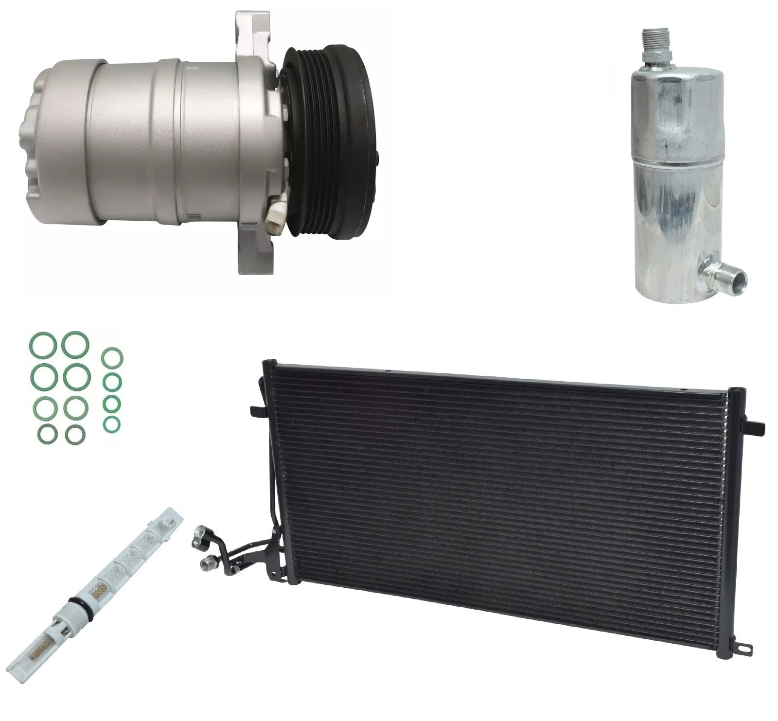 AC Compressor Kit With Condenser for Oldsmobile Aurora (1999–2003)